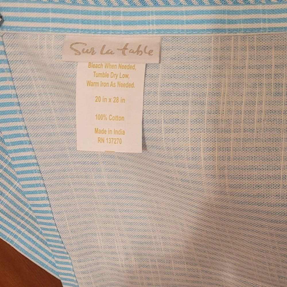 NWOT Sur La Table Striped Dishcloth